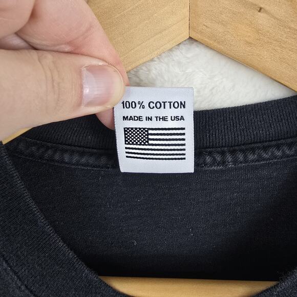 Powers Supply Black Shirt Mens XL Logo Skate Streetwear Stained - Picture 8 of 11